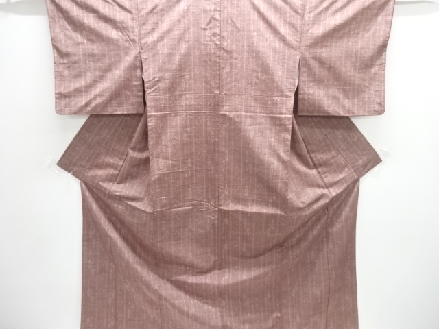 JAPANESE KIMONO / TSUMUGI / WOVEN ARROW FEATHER